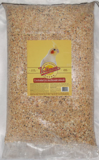 Volkman Avian Science Super Cockatiel Bird Food – No Sunflower Seeds, 4 Lb